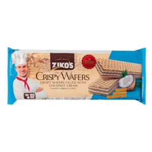 Ziko’s Crispy Wafers Coco, wafer al cocco da 115g